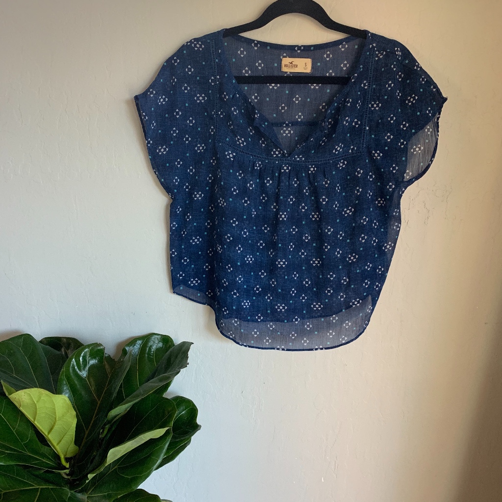 Pattern Flowy Top